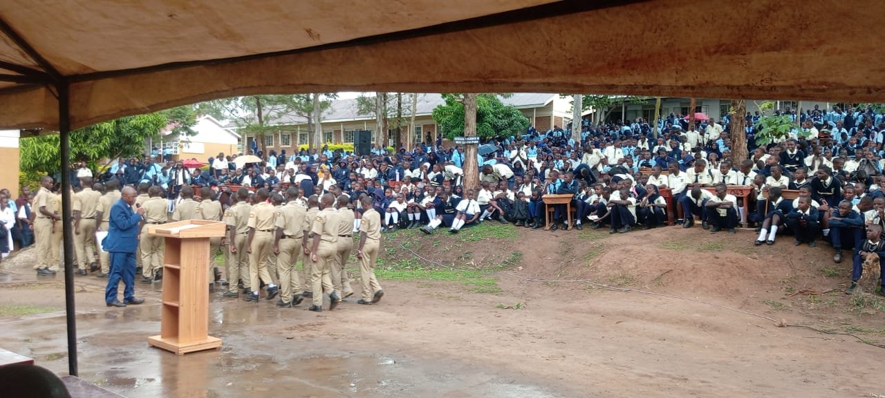 AGM parade with army boarding school cadets
